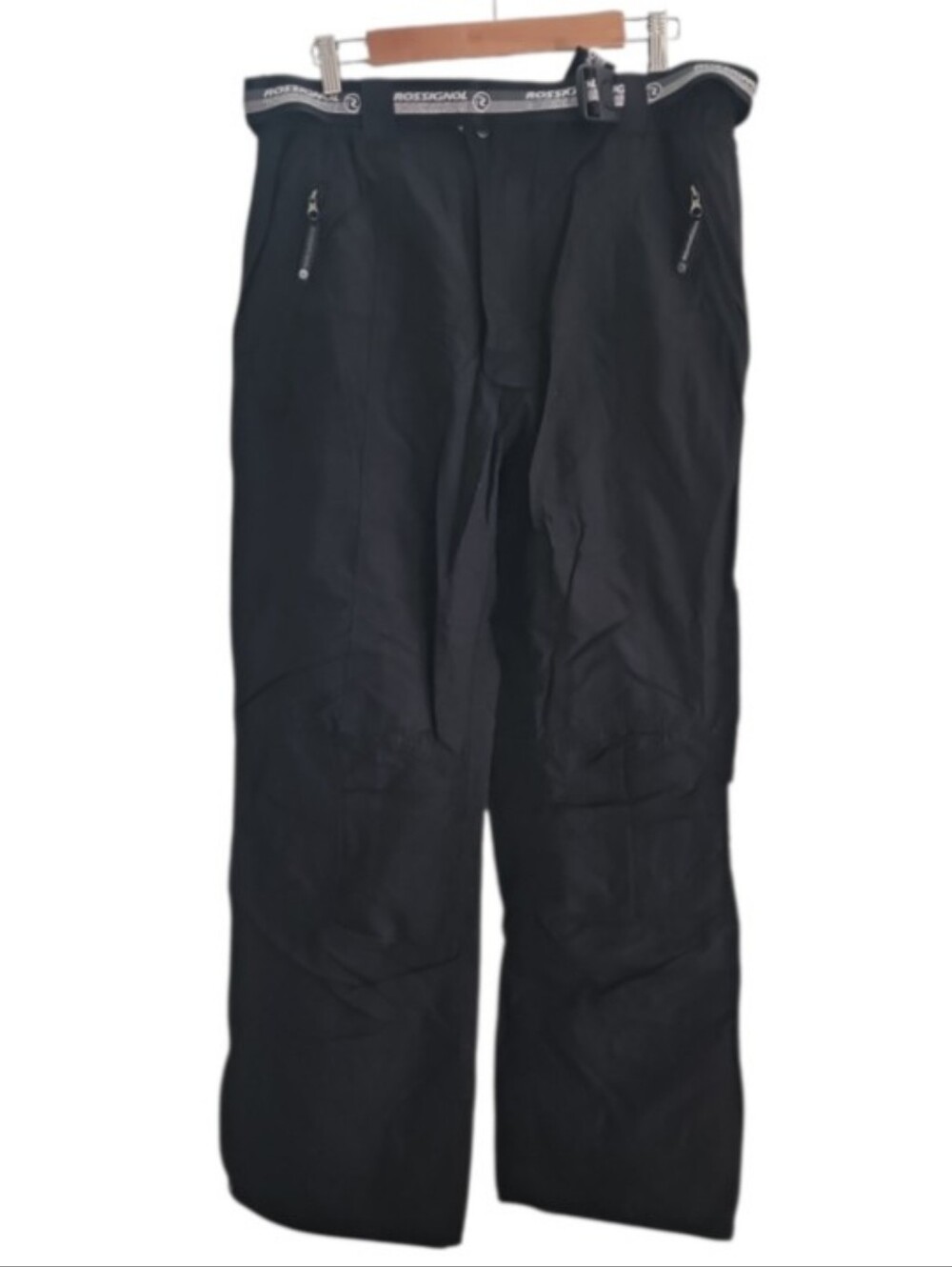 Rossignol Women's L Black Insulated Ski Snow Pants Belted Winter Snowboard